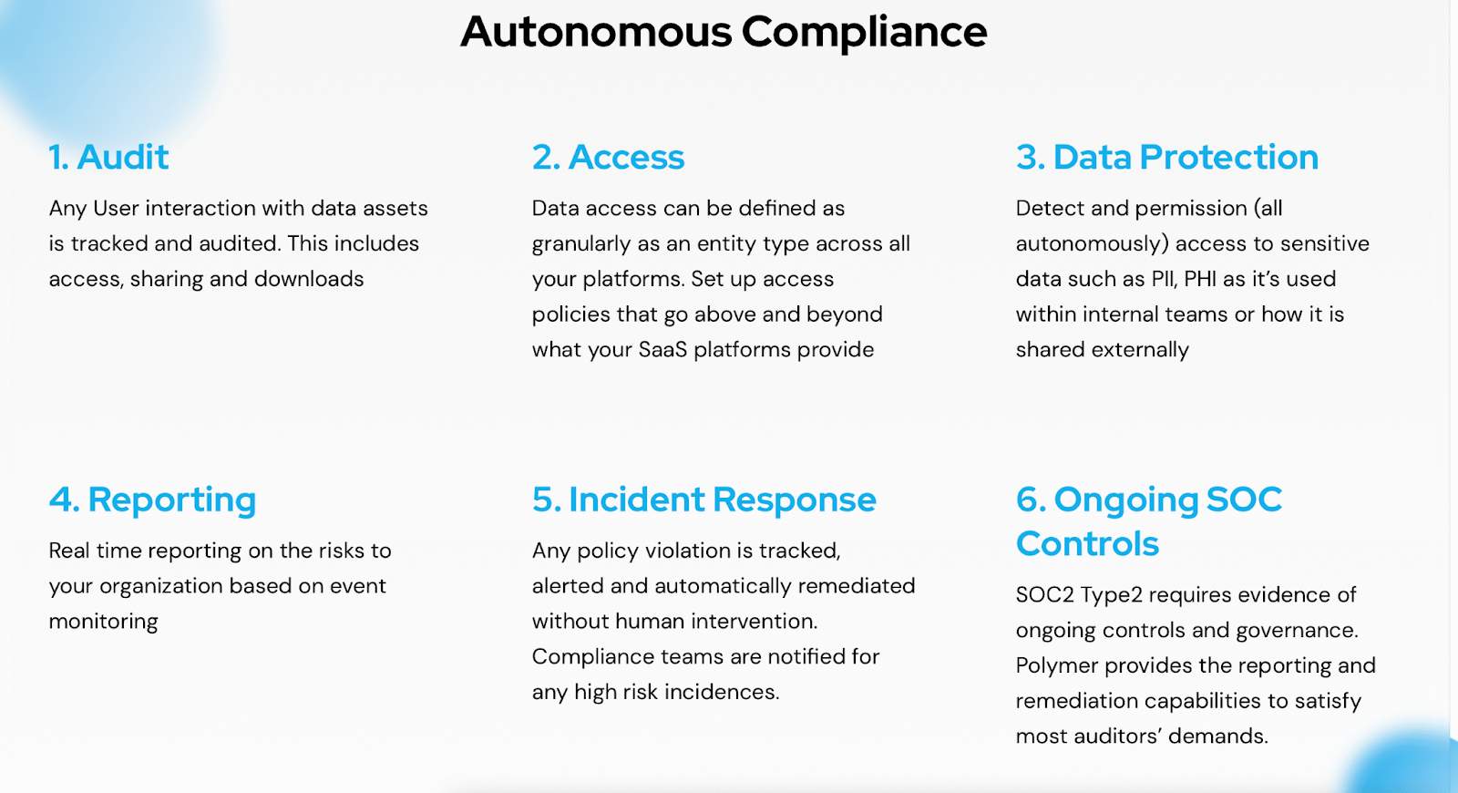 How Polymer DLP support autonomous compliance 