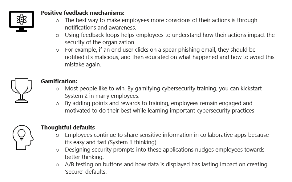Overview of tips for successful security training